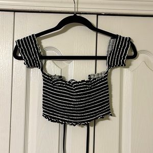 Xhilaration striped bathing suit top.